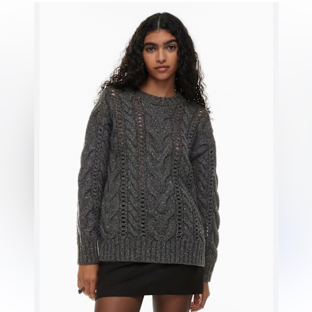 Aritzia Wilfred Bronco Wool Crew Neck Sweater